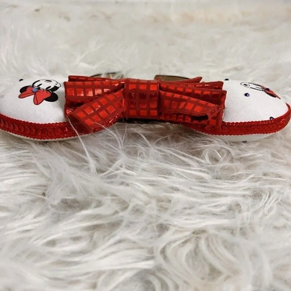 Minnie Mouse Retro Ears Headband with Bow Handmade Fits Adult or Tween Disney